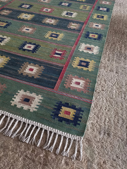 Grön äng / Green Meadow Carpet by Märta Måås-Fjetterström, AB MMF